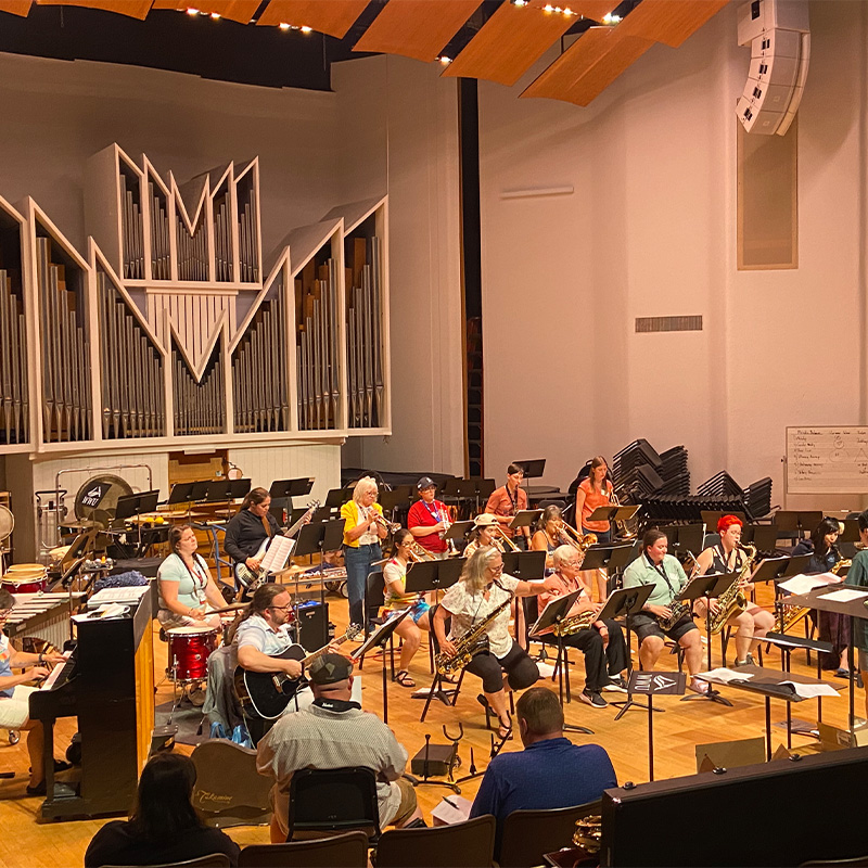 Birch Bay Band Workshop all women jazz band