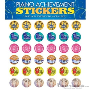 Piano Achievement Stickers