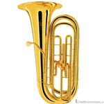 King 1135W Student Series 3 Valve Tuba 3/4 Size with Case