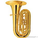 King 2341W Intermediate Series Front Action 4 Valve Tuba with Case