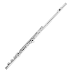 Azumi AZ2SRBO Silver Plated Flute With Sterling Silver Head and Offset G