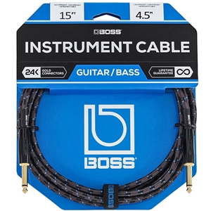 BOSS BIC-15 15-ft Straight Instrument Cable