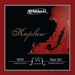 D'Addario Strings Double Bass Kaplan Series Medium Tension Set K610