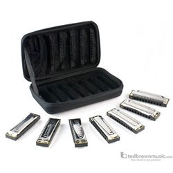 Hohner Blues Band Harmonica Set Of 7 With Case