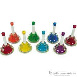 Rhythm Band Hand Bells Desk Bells 8 Note Diatonic RB107