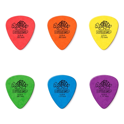 Dunlop 418P Tortex Standard Pack of 12 Picks