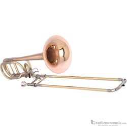 Getzen 1052FDR Eterna Series Bass Trombone with Red Brass Bell