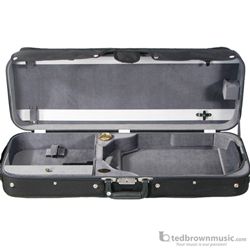 Bobelock B2006LS 14"-17" Oblong Black & Grey Viola Case with Hygrometer