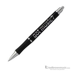 Aim Gifts Pen "Got Music?" Silver/Black Sleeker 2555