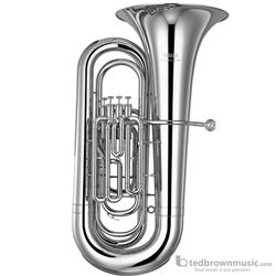 Yamaha YBB321SWC Silver Intermediate 4/4 4-Valve Tuba