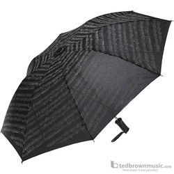 Aim Gifts Umbrella Sheet Music Travel/Mini Black 5009