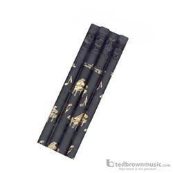 Music Treasures Pencil Piano Black & Gold Each 315132
