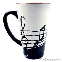 Aim Gifts Mug Music Notes 16 Oz 56109