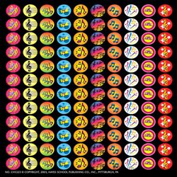 Music Treasures Stickers Music Symbols Seals