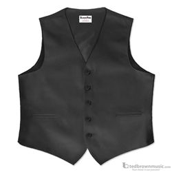 Tuxedo Park Vest Uniform Full Back Polyester Black CA700VU