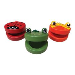 Assorted Animal Clacker Wooden Castanet