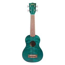 Kala KA-SEMB Blue Exotic Mahogany Soprano Ukulele