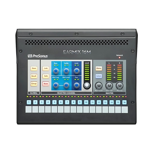 PreSonus EarMix 16M AVB-Networked Personal Monitor Mixer