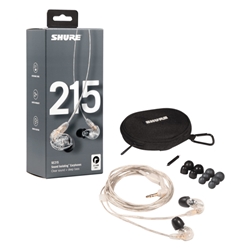 Shure SE215-CL Clear In-Ear Monitors