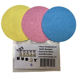 Brass Buddy 3-Pack Anti-Microbial Replacement Sponges