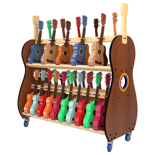 A&amp;S 30-Space Ukulele Rack