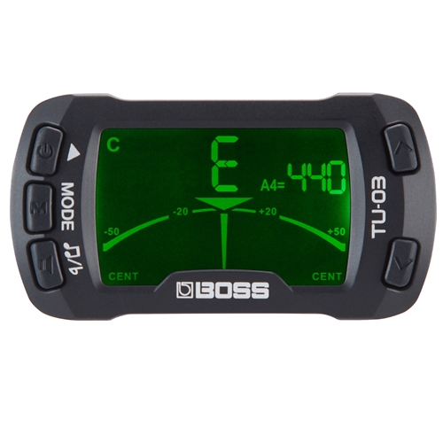 BOSS TU-03 Clip-On Tuner/Metronome Combo