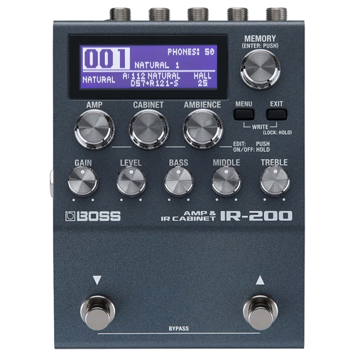 BOSS IR-200 Amp and IR Cabinet Pedal