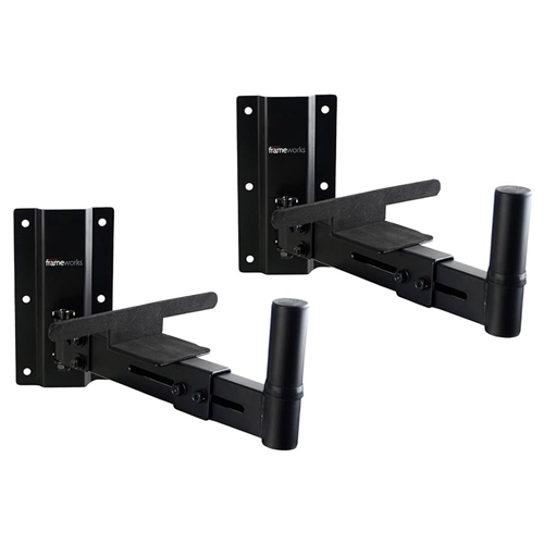 Gator Frameworks Pair of Wall-Mount Speaker Stands