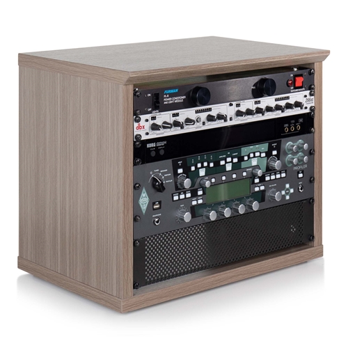 Elite Series Furniture Desktop 8U Studio Rack - Grey