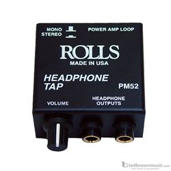 Rolls PM52 Signal Headphones with Loopthru