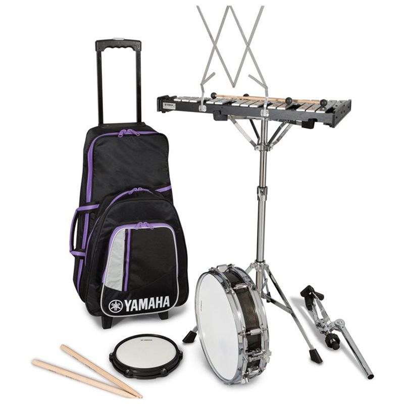 A Ted Brown Music rental percussion kit.