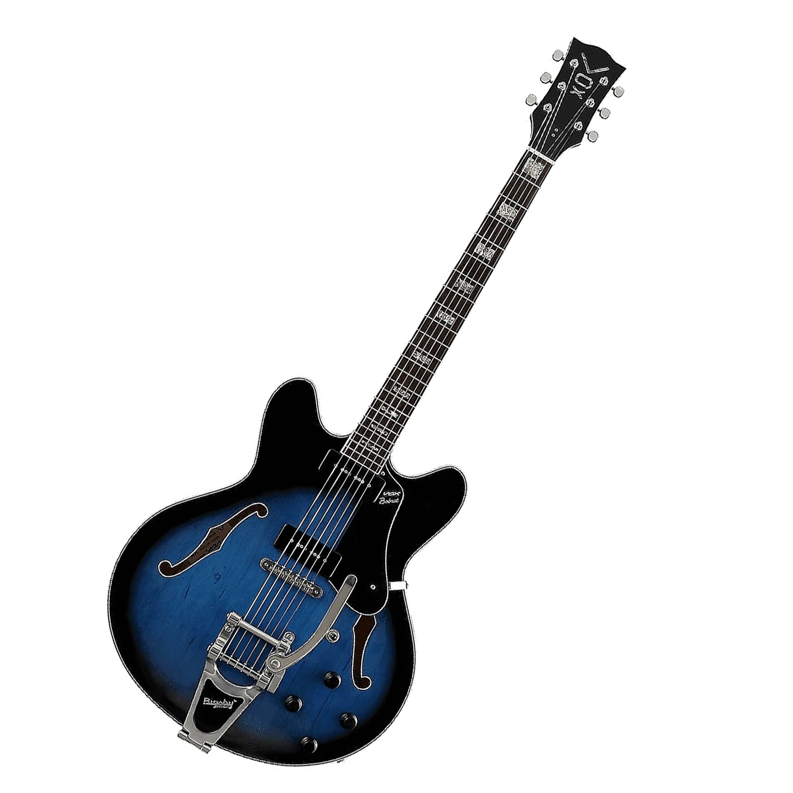 Vox Bobcat V90 Semi-Hollow Electric Guitar with Bigsby Tailpiece